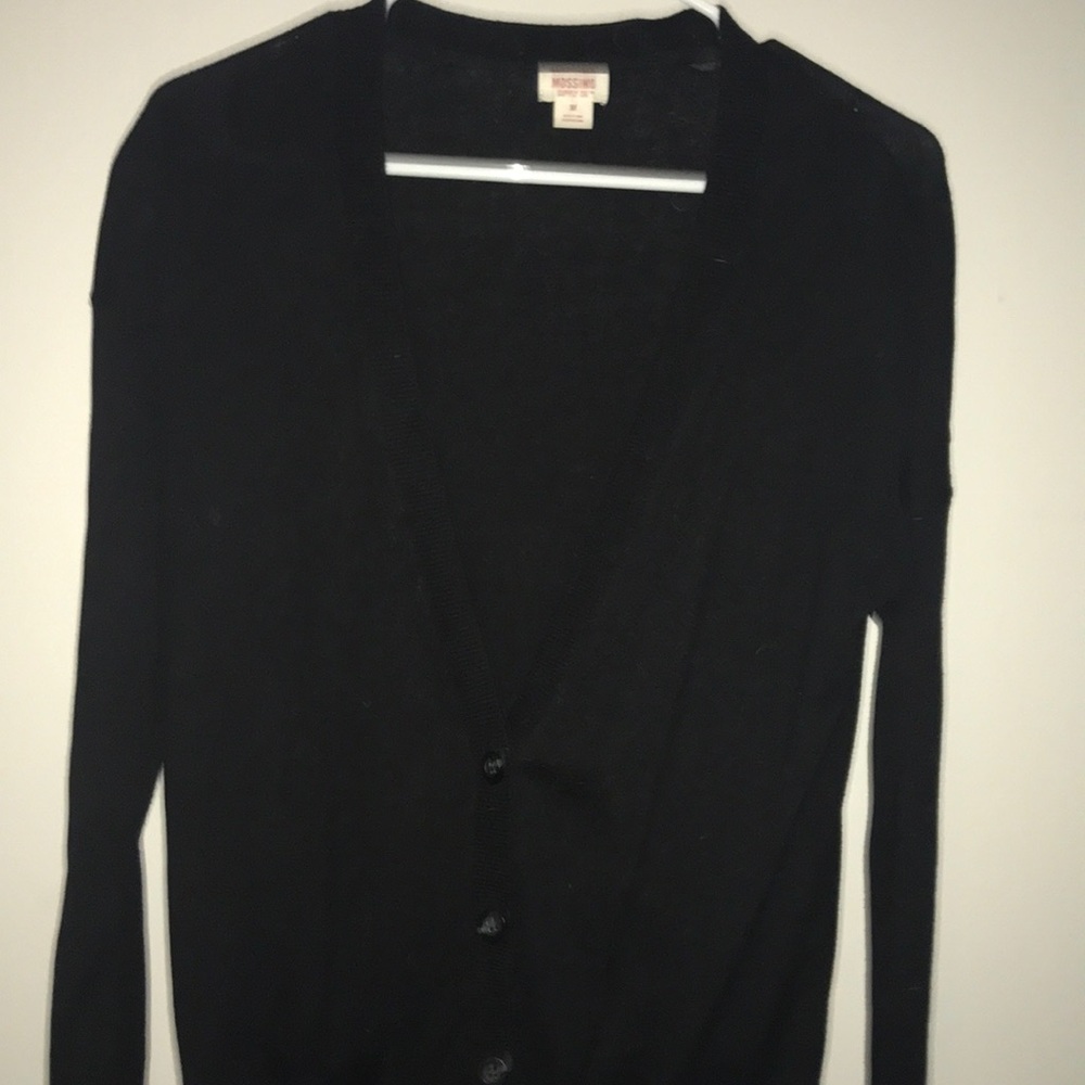 NEVER BEEN WORN Plain Black Cardigan